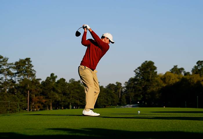 Adam Scott at the 2021 Masters.